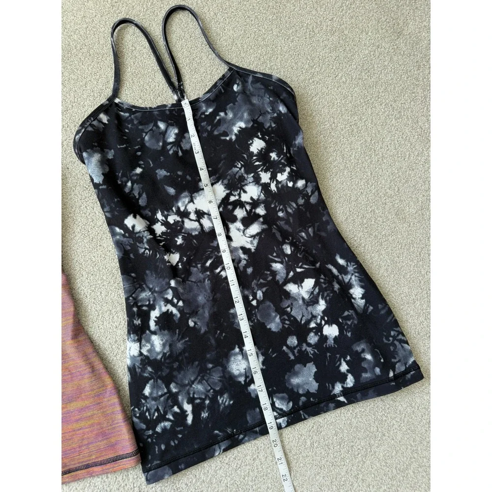Lululemon Athletic Tank Top Size 4 Multicolor Slim Fit Power Y Bundle